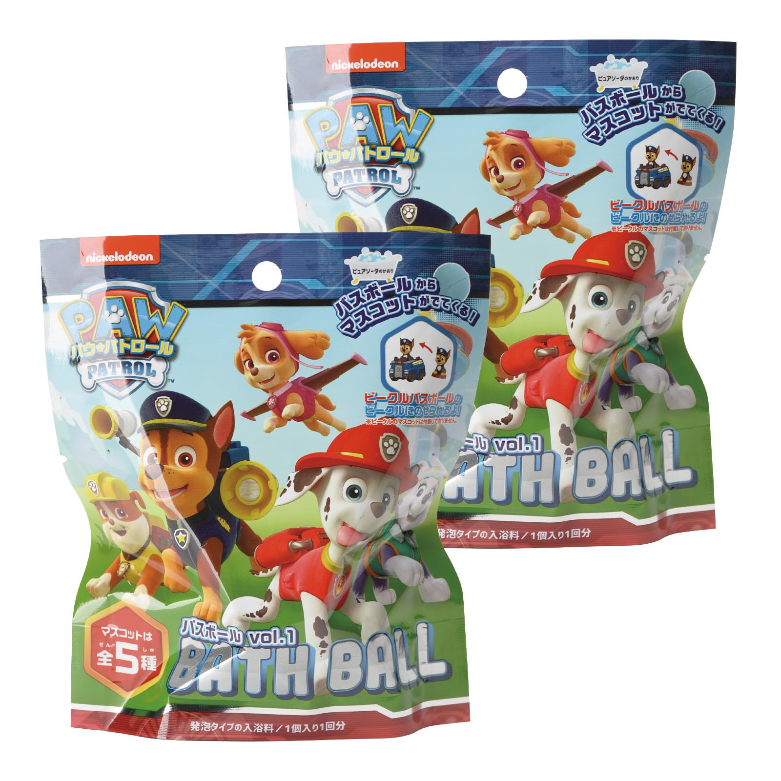 【新品未使用】　パウ・パトロール　バスボム　バスボール バスボム バスボール パウパトロール パウパト kawaii design